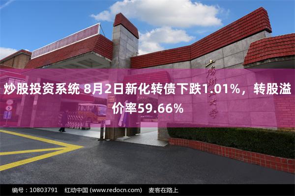 炒股投资系统 8月2日新化转债下跌1.01%，转股溢价率59.66%